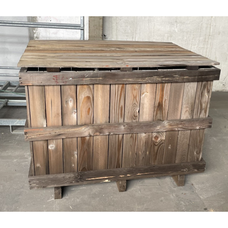 Caisse bois avec couvercle