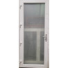 Porte d'entrée PVC vitrée 98x229 blanche