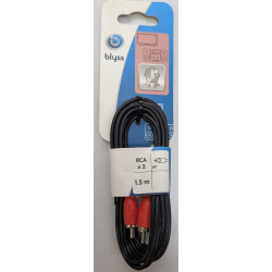 Cordon audio RCA x2
