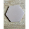 Carrelage sol - hexagone - marron clair