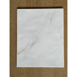 Carrelage mural - rectangle - blanc nuancé