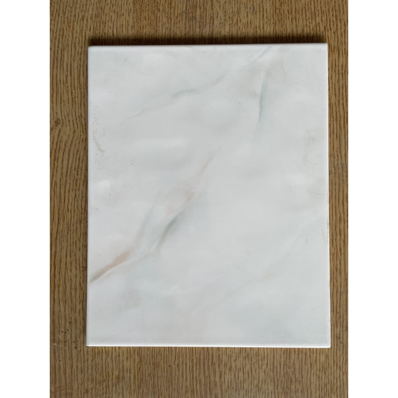 Carrelage mural - rectangle - blanc nuancé
