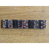 Frise murale - rectangle - noir mosaïque