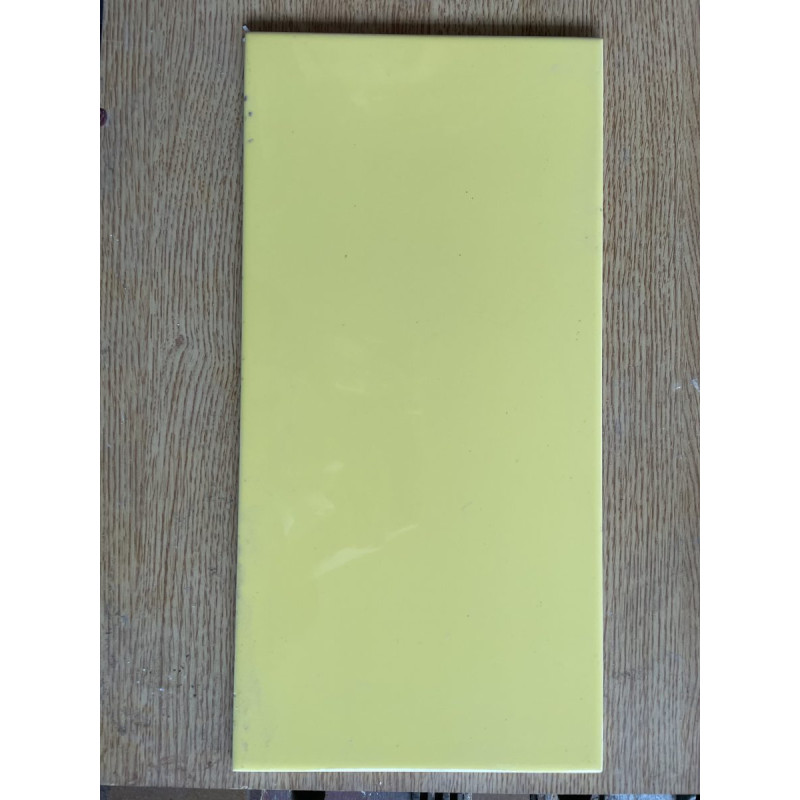 Carrelage mural - rectangle - jaune