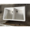 Evier timbre d'office 2 vasque