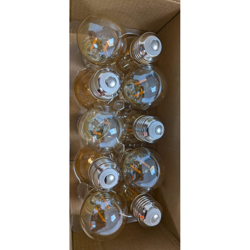 Lot de 10 ampoules filaments LED