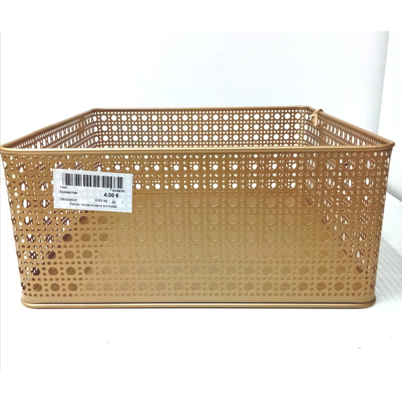 Panier rectangulaire