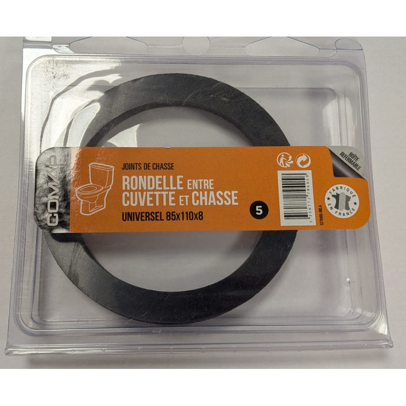 Rondelle entre cuvette et chasse