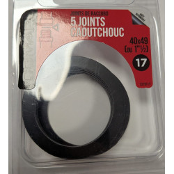 5 joints caoutchouc