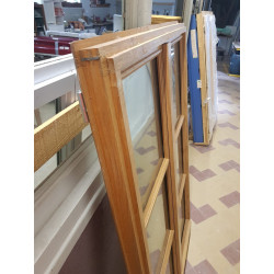Fenêtre double vantaux double vitrage avec cadre 94.5*146.8