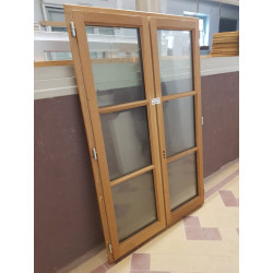 Fenêtre double vantaux double vitrage avec cadre 94.5*146.8