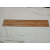 Parquet stratifié aspect chêne foncé