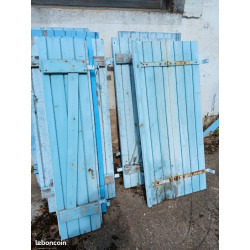 Volets bois 146,5x43cm