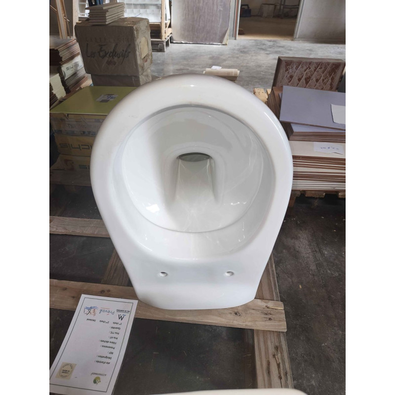 WC suspendu sans batit-support