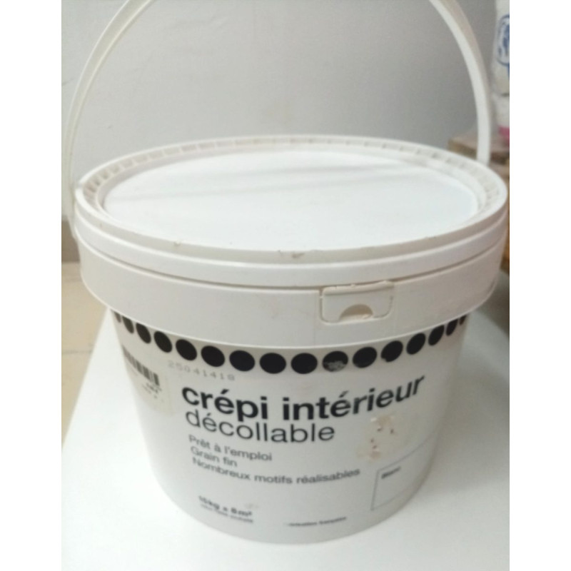 Peinture crépi intérieur décollable