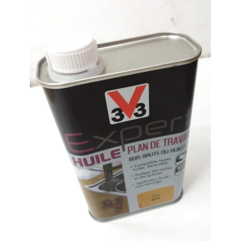 huile plan de travail
