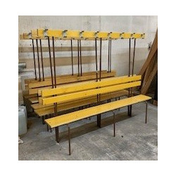 Banc vestiaire multiplace
