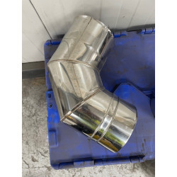 Coude 90° inox
