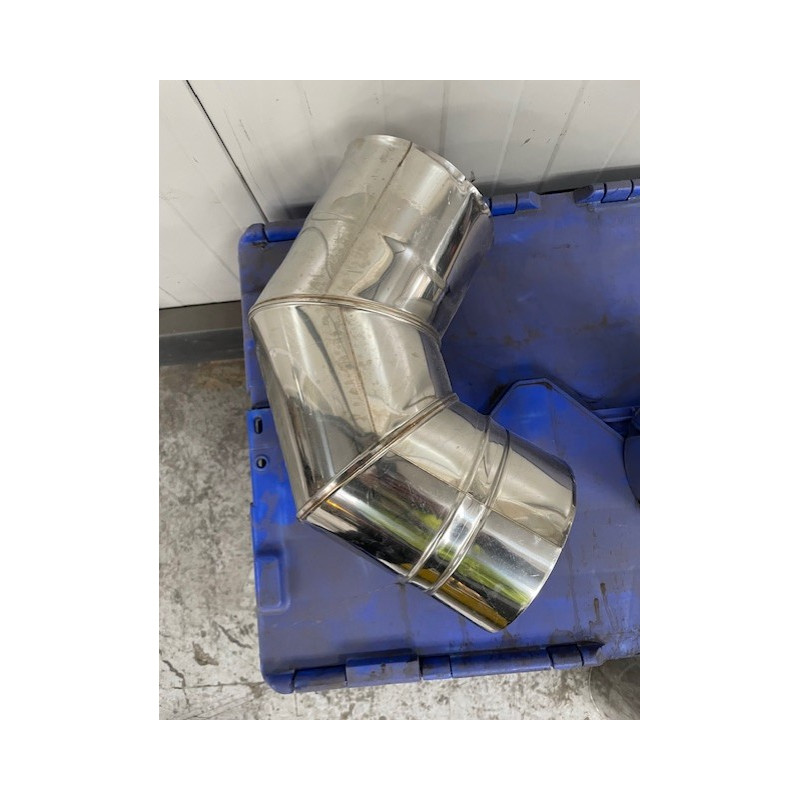 Coude 90° inox