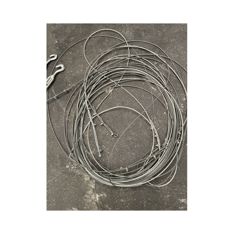 Cable acier avec boucles