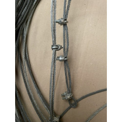 Cable acier avec boucles