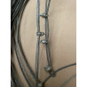 Cable acier avec boucles